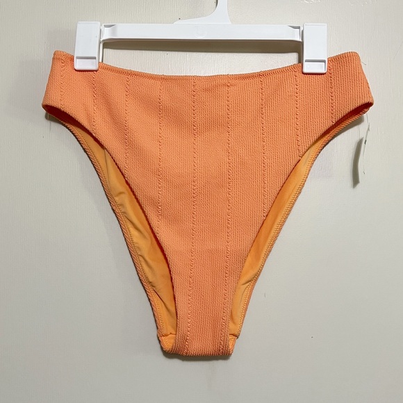 aerie Other - Aerie Orange High Cut Bikini Bottom XL NWT
